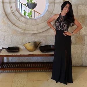 Black formal dress